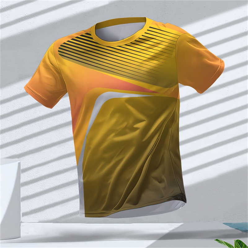 T Shirt Tight Fit - تي شيرت رياضي للرجال بأكمام قصيرة