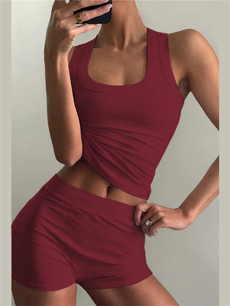 Nibber مضلع عادية 2 قطعة مجموع - مراجعة Tank Top Ribbed وسعره